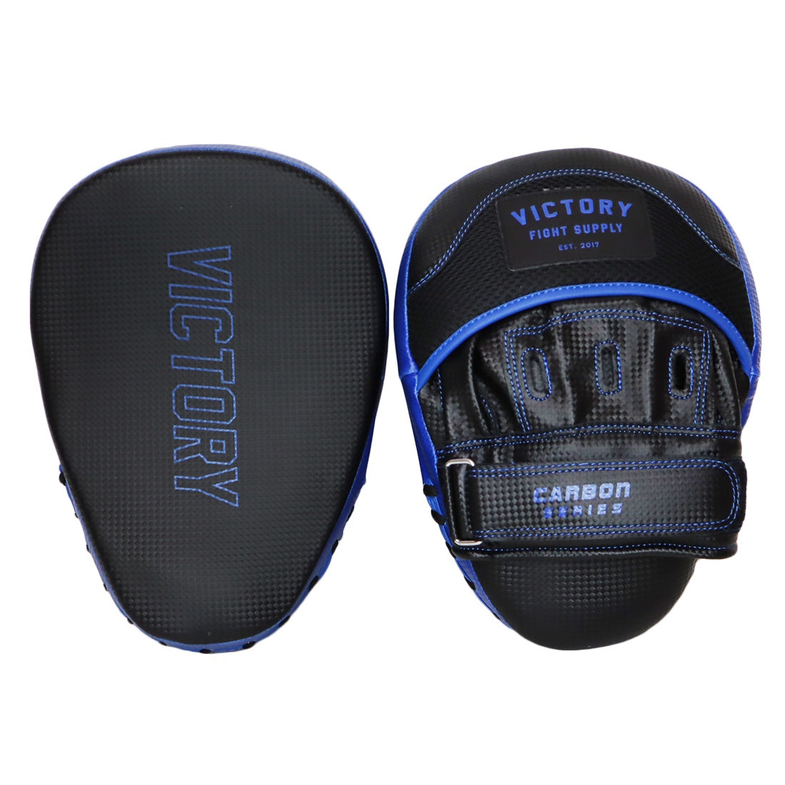 VICTORY FOCUS MITTS CURVED CARBON BLACK/BLUE