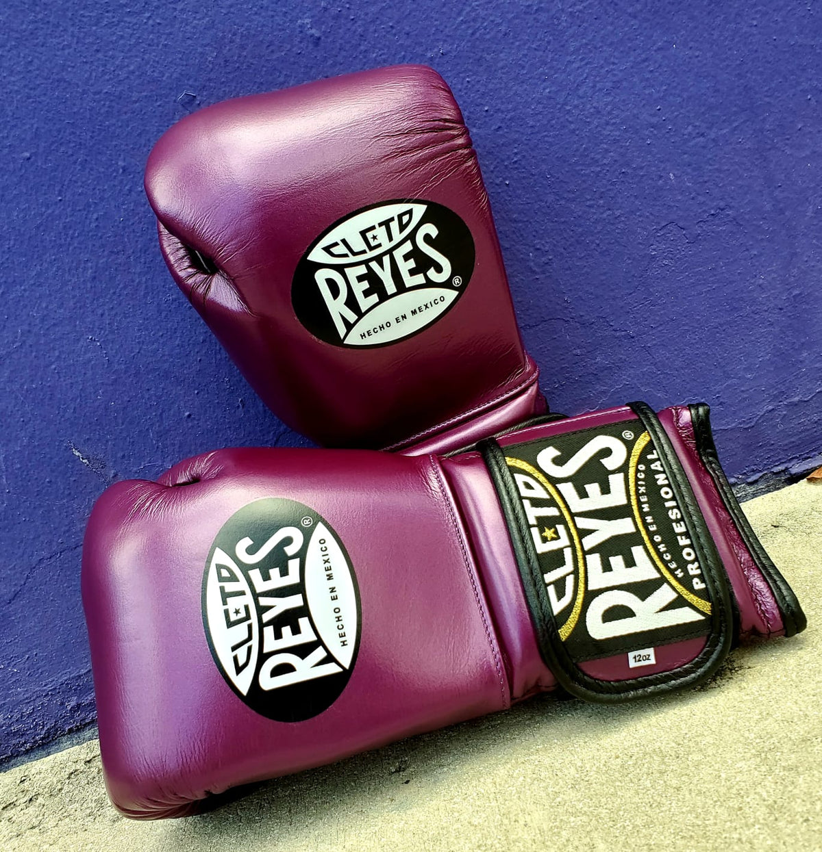 CLETO REYES BOXING GLOVES VELCRO METALLIC PURPLE