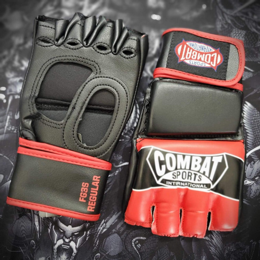 COMBAT SPORTS MMA GLOVES FG3S RED/BLACK