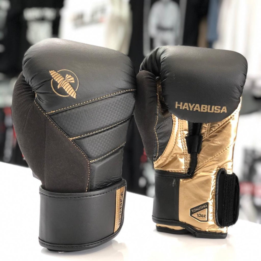 HAYABUSA GLOVES BOXING T3 BLACK/GOLD