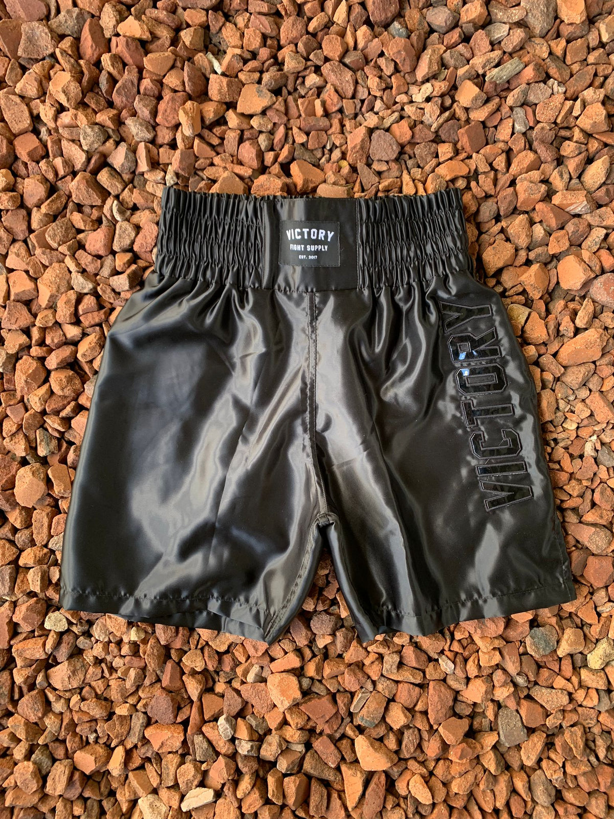 VICTORY BOXING SHORTS IMPACT BLACK/BLACK