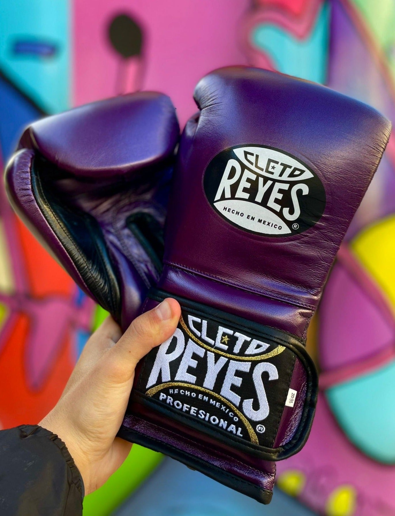 CLETO REYES GLOVES HOOK AND LOOP PURPLE