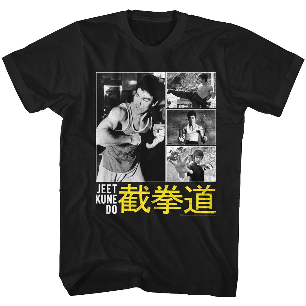 BRUCE LEE SHIRT BRUCE BOX BLACK/YELLOW