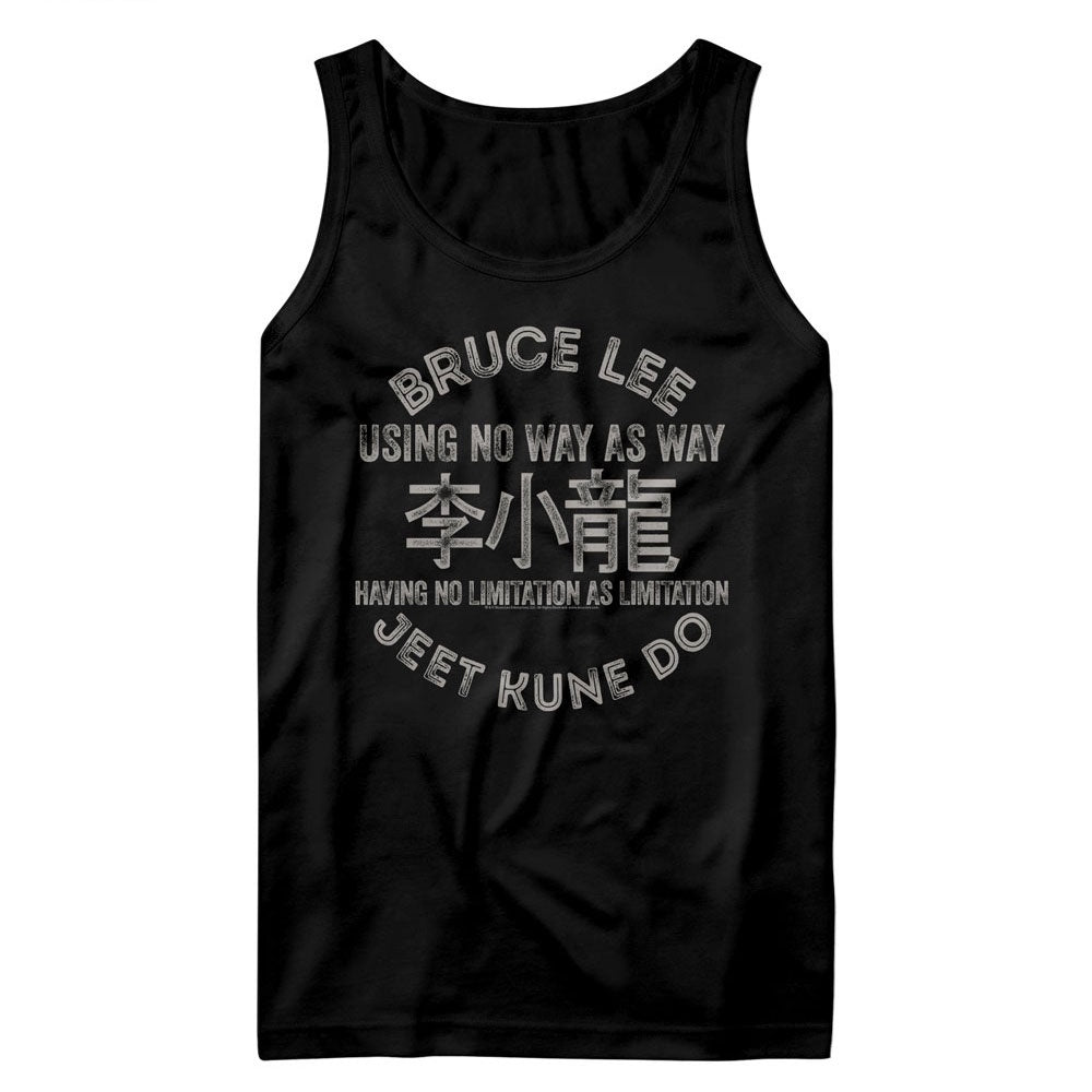 BRUCEE LEE TANK NO LIMITATION BLACK