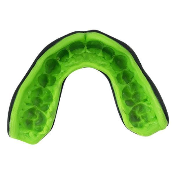 DC MOUTHGUARD ADULT GRIP GUARD BLACK/GREEN - MSM FIGHT SHOPDAMAGE CONTROL