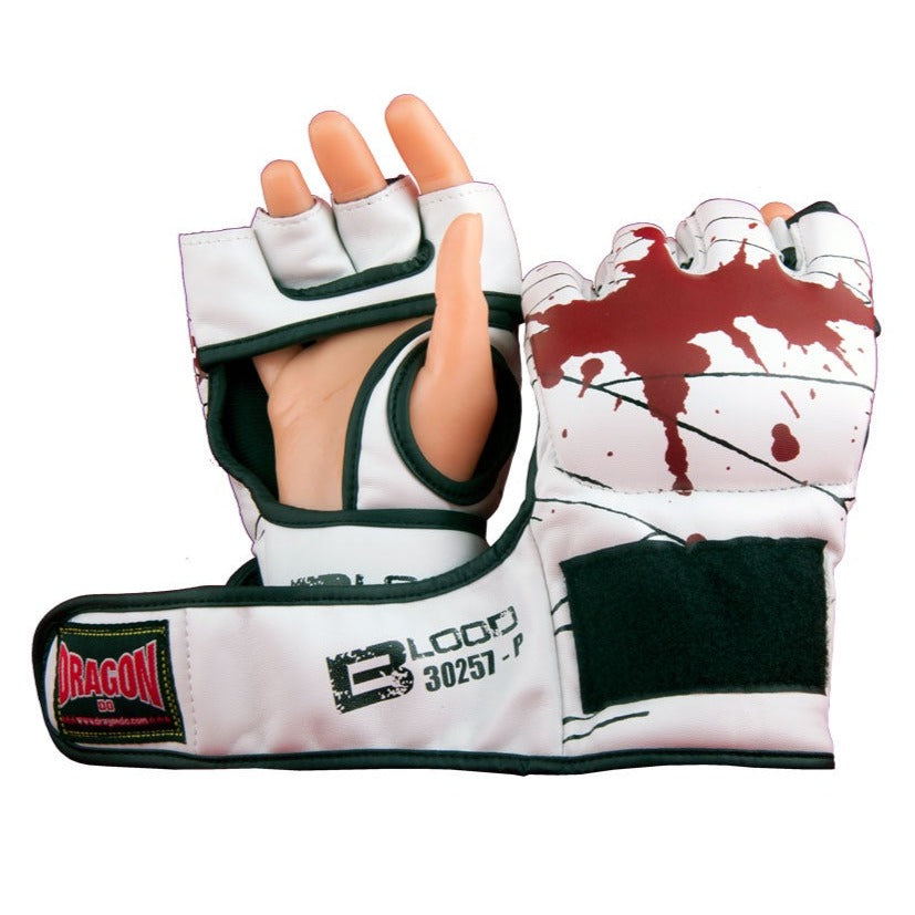 DRAGON DO MMA GLOVES SINTEC WHT / RED BLOOD