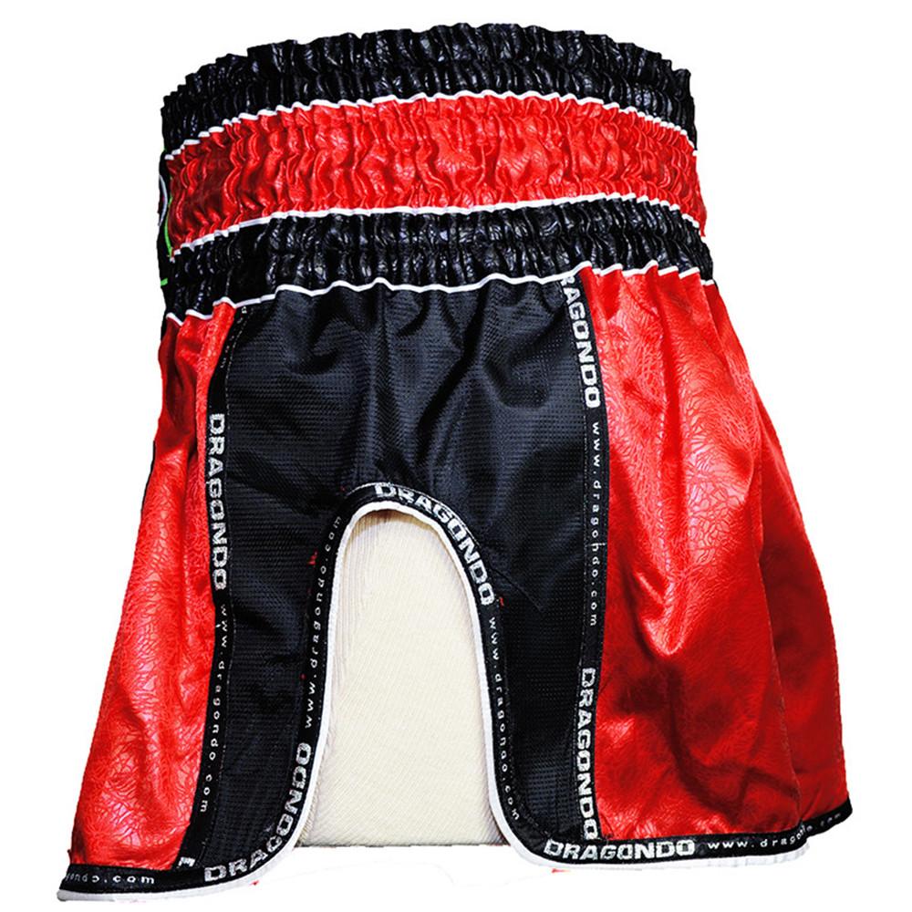 DRAGON MUAY THAI SHORTS RETRO RED/BLACK - MSM FIGHT SHOPDRAGON DO