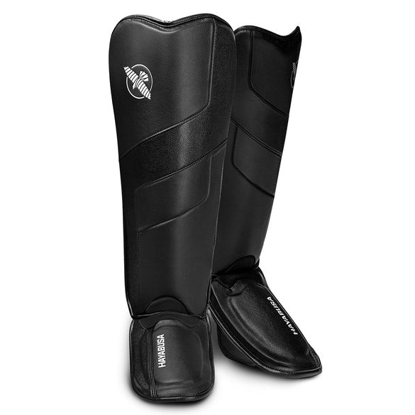 HAYABUSA SHINGUARDS T3 FULL BACK BLACK