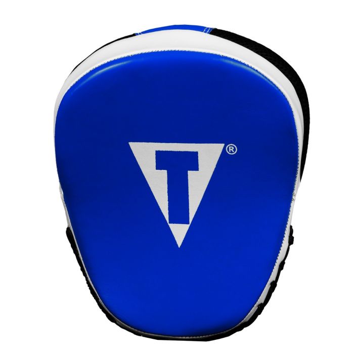 TITLE FOCUS MITTS FLURRY MICRO LEATHER BLUE/WHITE/BLACK