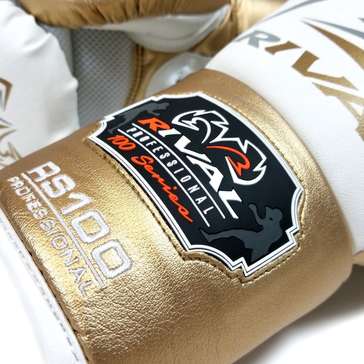 RIVAL GLOVES LACE RS100 LIMITED EDITION WHITE/GOLD - MSM FIGHT SHOPRIVAL BOXING