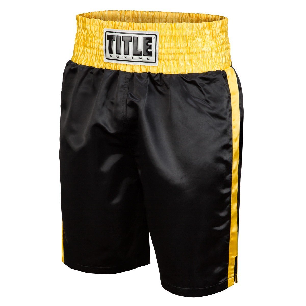 TITLE BOXING SHORTS EDGE BLACK/GOLD - MSM FIGHT SHOPTITLE BOXING