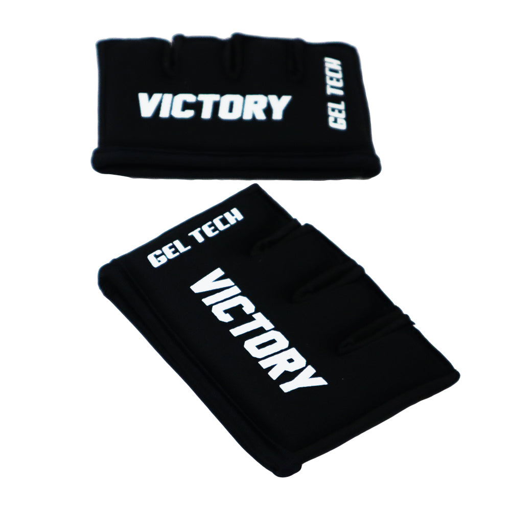 VICTORY GEL TECH KNUCKLE GUARDS BLACK/WHITE