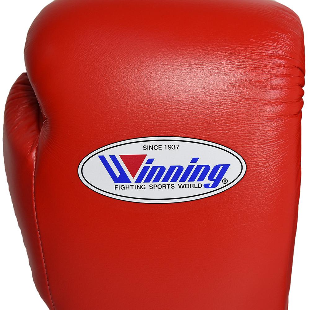 WINNING GLOVES LACE BOXING RED - MSM FIGHT SHOPWINNING