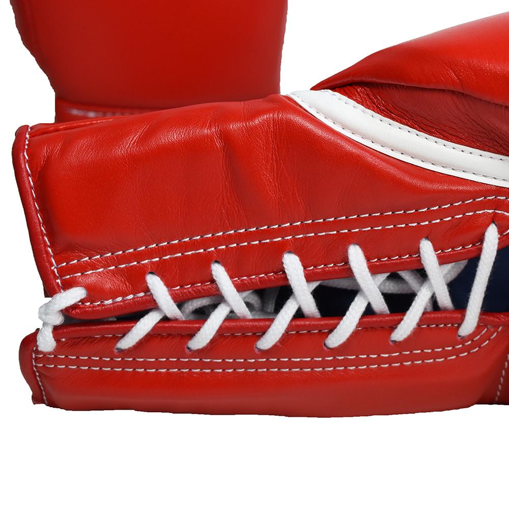 WINNING GLOVES LACE BOXING RED - MSM FIGHT SHOPWINNING